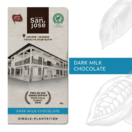 45% Milk Cacao Bar – Smooth Milk Chocolate from Ecuador – 50g