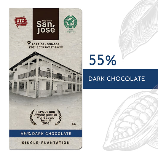 55% Dark Chocolate Bar