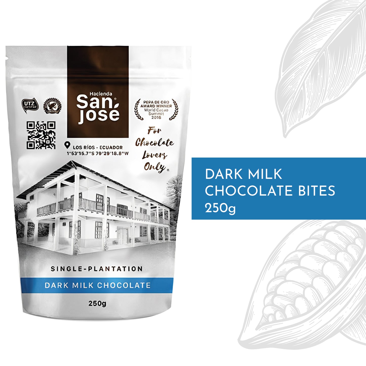 Dark Milk Chocolate Bites 250 g.